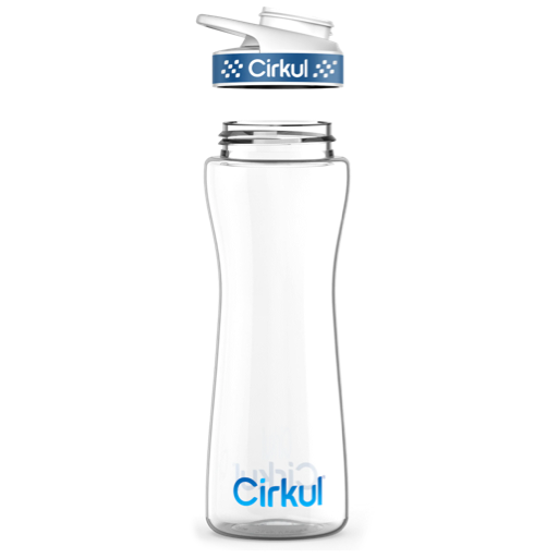 22oz. Plastic Bottle & Comfort Grip Lid